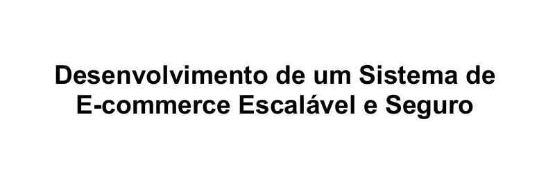 Sistema de e-commerce